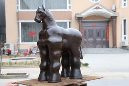 Bronzeskulptur Pferd, abstrahiert, Höhe 60 cm, Ansicht 4