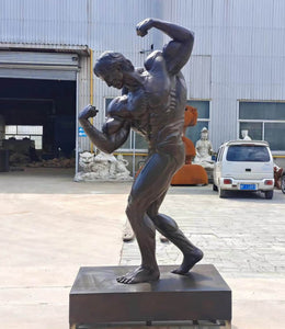 Bronzeskulptur Athlet, Höhe 220 cm, Ansicht 1