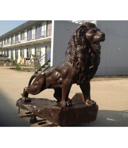 Bronzeskulptur Löwe, europäischer Stil, Länge 170 cm, Ansicht 1