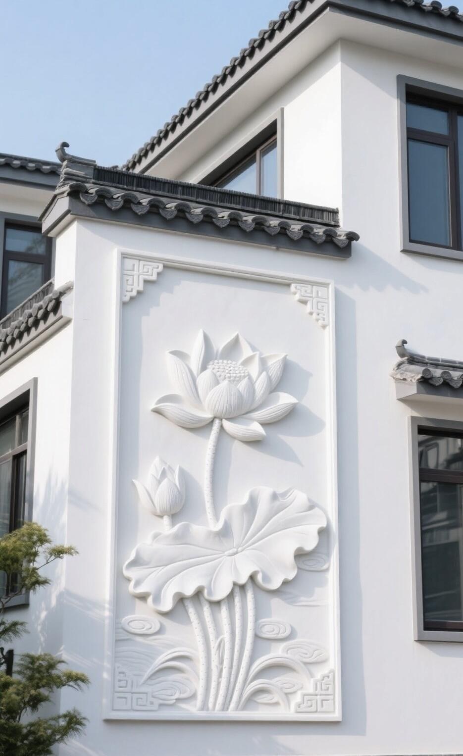 Marmorrelief für die Fassade