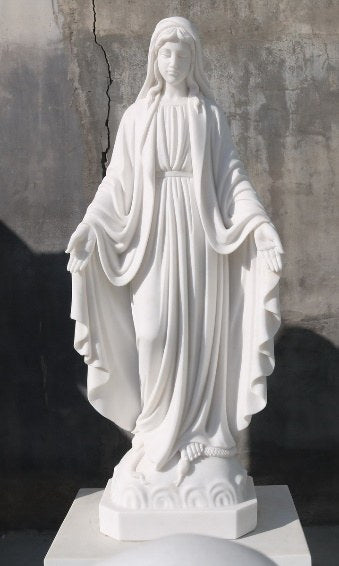 Marmorfigur Madonna, H 120 cm
