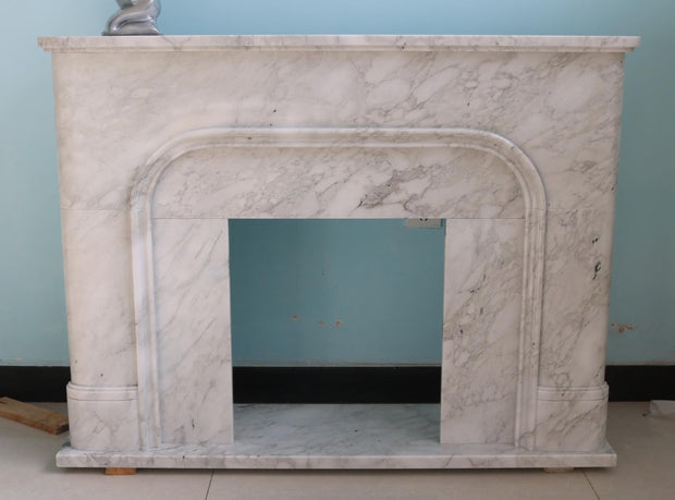 Kaminumrandung Calacatta, gerade, 120 x 102 cm