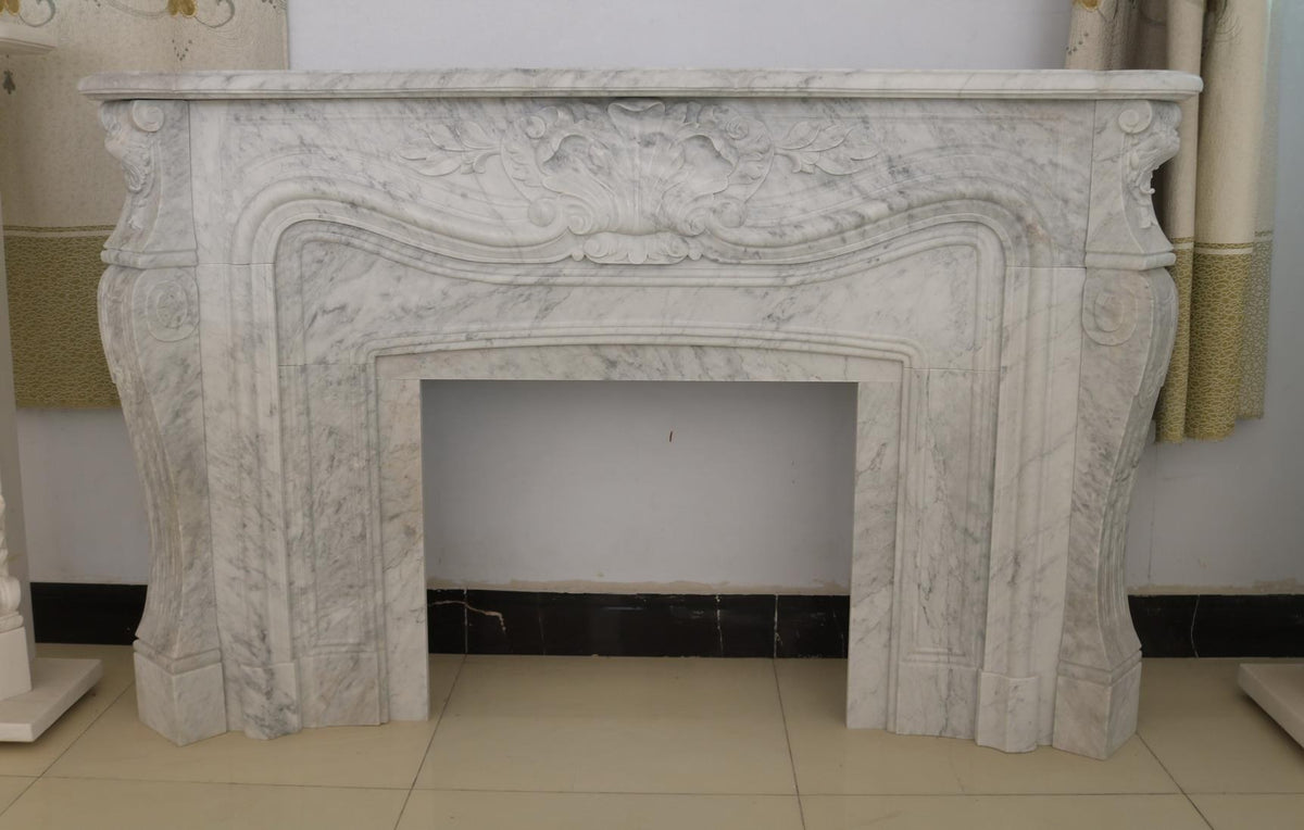 Kaminumrandung Carrara, 176 x 110 cm